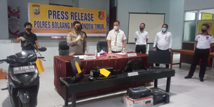 Tim Resmob Polres Boltim Berhasil Ringkus Satu Pelaku Curanik