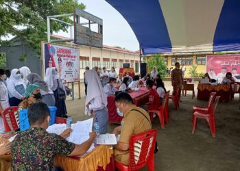 Pemkab Bolmong Launching Vaksinasi Untuk Anak usia 12 Tahun -17 Tahun