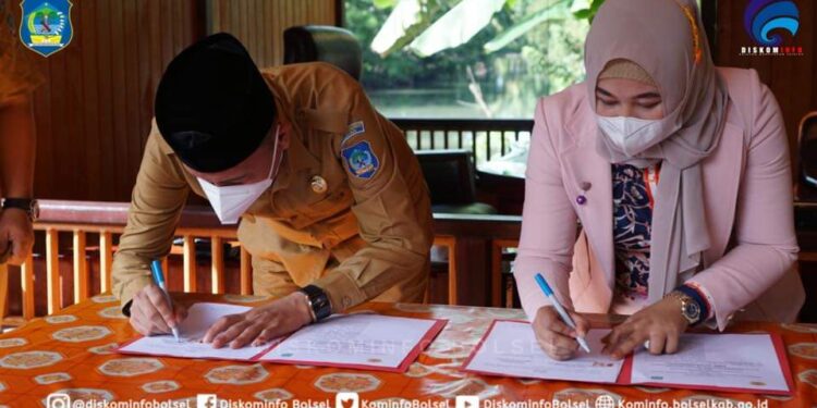 Bupati Bolsel Teken MOU Bangun UDK