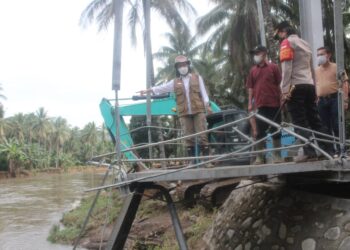 Gerak Cepat, Yasti Langsung Tinjau Lokasi Banjir dan Tanah Longsor