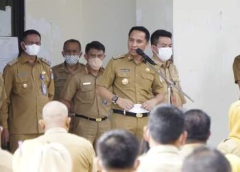 Usai Isolasi Mandiri, Bupati Boltim Kembali Memimpin Apel Kerja