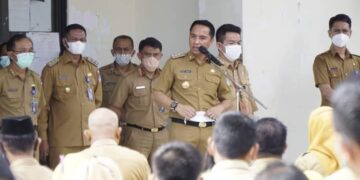 Usai Isolasi Mandiri, Bupati Boltim Kembali Memimpin Apel Kerja