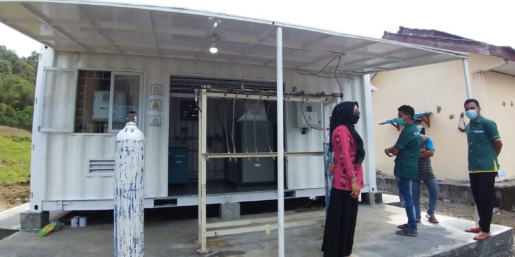 Antisipasi Kelangkaan, Pemkab Bolmong Sediakan Fasilitas Tempat Pengisian Oksigen