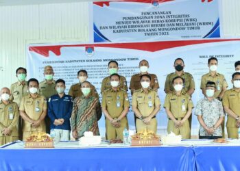 Pemda Boltim Gelar Pencanangan Zona Integritas Menuju WBK Dan WBBM