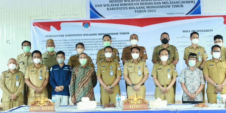 Pemda Boltim Gelar Pencanangan Zona Integritas Menuju WBK Dan WBBM