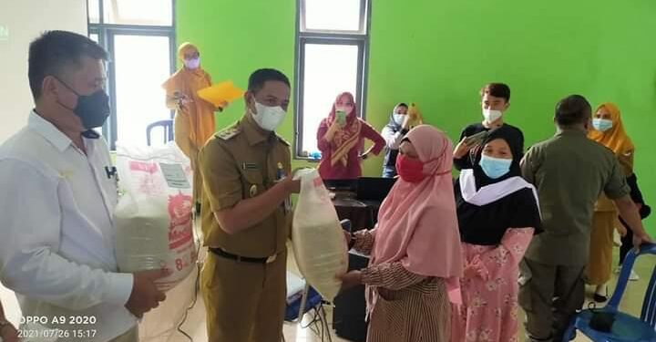 Wabup Boltim Launching Penyerahan Bantuan PPKM Tahun 2021