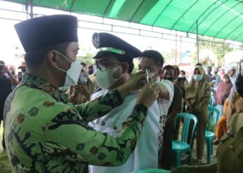 Sachrul Lantik Penjabat Sangadi Desa Buyat II