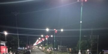 PJU Mati Karena Sedang Dilakukan Pengecekan Instalasi