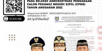 Pansel Umumkan Hasil Seleksi Administrasi CPNS Bolmong 2021
