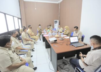 Kunjungan Kerja ke Dinsos, Tatong Tegaskan Terkait Sasaran Bansos