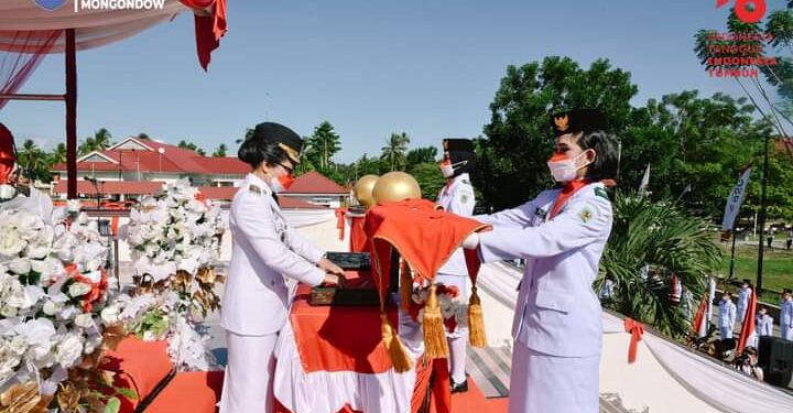 Bupati Yasti Inspektur Upacara Detik-detik Kemerdekaan Republik Indonesia ke-76