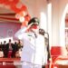 Wabup Abdul Hamid Pimpin Upacara Penurunan Bendera HUT Ke-76 RI