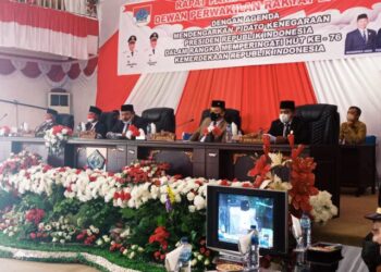 DPRD Boltim Gelar Rapat Paripurna Mendengarkan Pidato Kenegaraan Presiden RI