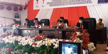 DPRD Boltim Gelar Rapat Paripurna Mendengarkan Pidato Kenegaraan Presiden RI