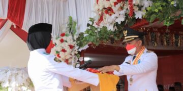 Pemda Boltim Gelar Upacara HUT RI Yang Ke-76