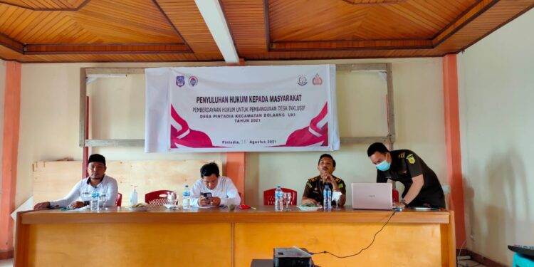 Pemdes Pintadia Gelar Penyuluhan Hukum Pengelolaan Dana Desa