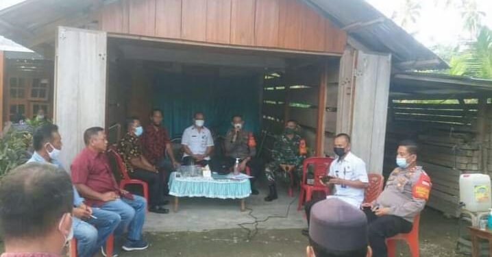 Asisten Satu Bersama Forkopimcam Damaikan Kelompok Masyarakat yang Berseteru