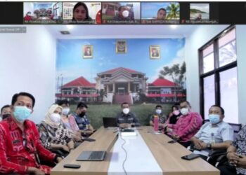 Pemkab Bolmong Ikuti Penilaian Evaluasi SPBE oleh Kemenpan-RB