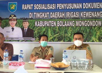 Bappeda Bolmong Gelar Pertemuan dan Sosialisasi Tingkat Daerah Irigasi