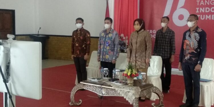 Tatong Bara Hadiri Rakorwasdanas Bersama Kemendagri, KPK dan BPKP Secara Virtual