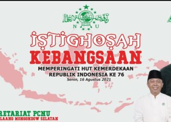 Sambut HUT RI Ke-76, Warga NU Bolsel Gelar Istighosah Kebangsaan