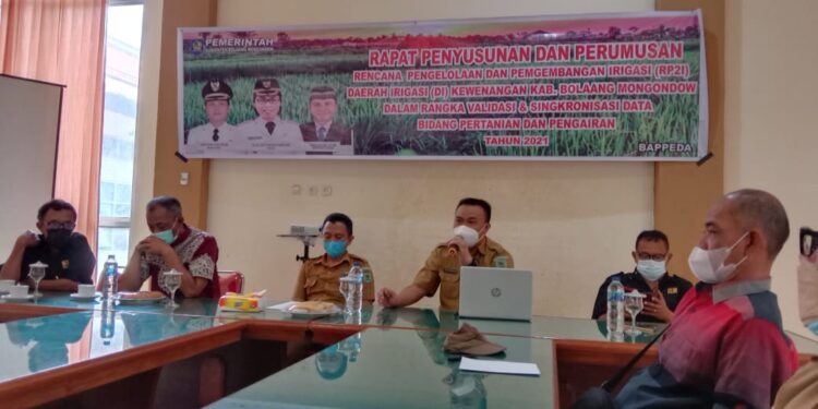 Bappeda Bolmong Gelar Rapat Penyusunan dan Perumusan RP2I