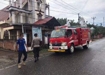 Rentan Penularan Covid-19, Rumah Ibadah di Boltim Disemprot Desinfektan