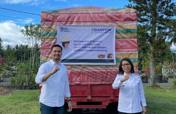 Bupati Yasti Lepas Ekspor Perdana Komoditi Pala