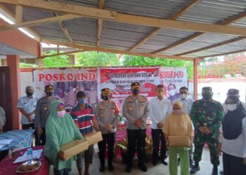 Kapolda Sulut Kunjungi Gerai Vaksinasi di Bolmong