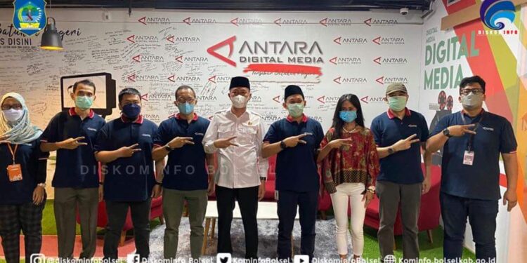 Bupati Iskandar Kunker Ke Kantor Antara Digital Media