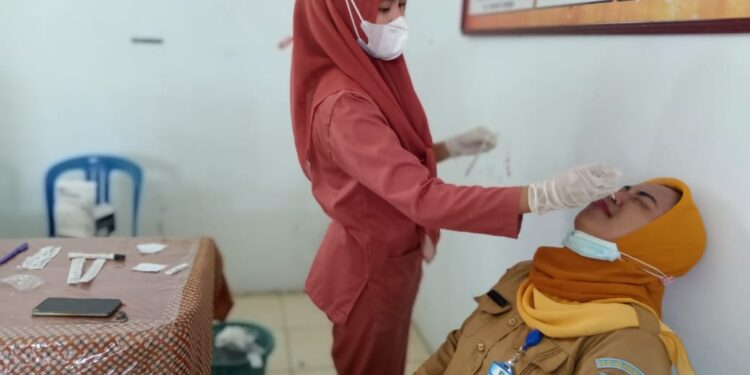 Kecamatan Bolaang Gelar Rapid Test Antigen Massal
