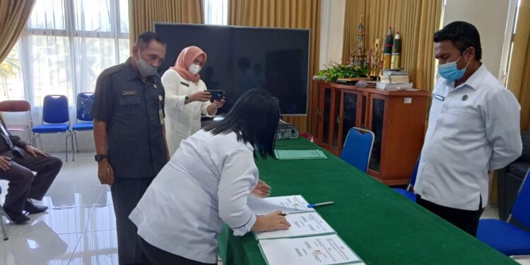 Disdukcapil Bolmong dan 8 OPD Tandatangani PKS