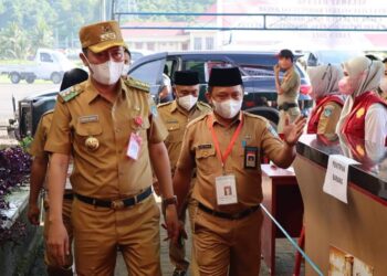 Tinjau Pelaksanaan Ujian SKD Hari Pertama, Ini Pesan Kamaru