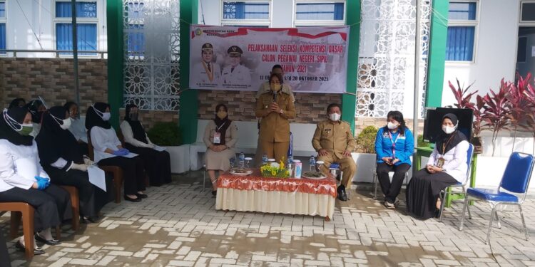 Didampingi Nayodo, Tatong Bara Buka SKD CPNS 2021