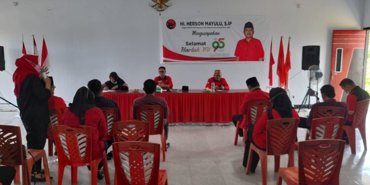 DPC PDI Perjuangan Kabupaten Bolsel Akan Gelar Bakti Sosial