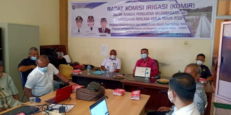 Bappeda Bolmong Gelar Rapat Komisi Irigasi