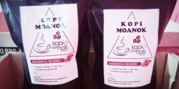 Panen di Kebun Sendiri, Kopi Moanok Siap Beredar Dipasaran Dalam Kemasan