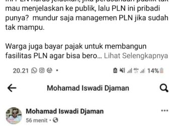 Karyawan PLN Kotamobagu Dinilai Tidak Menerapkan Etika Pelayanan Publik