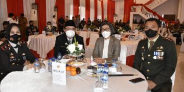 Bupati Yasti Hadiri HUT TNI ke-76