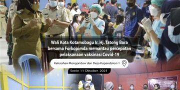 Meski Malam Hari, Tatong Bara Tetap Pantau Proses Vaksinasi