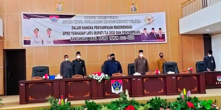 DPRD Boltim Gelar Paripurna LKPJ dan RPJMD