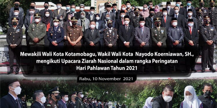 Wakili Wali Kota, Nayodo Hadiri Ziarah Nasional ke TMP Mongkonai