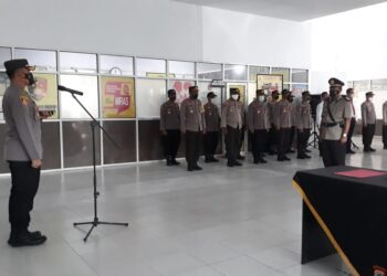 Polres Boltim Gelar Pelantikan Kasat Narkoba