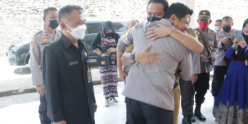Sachrul Mamonto Hadiri Kegiatan Kenal Pamit Kapolres Boltim