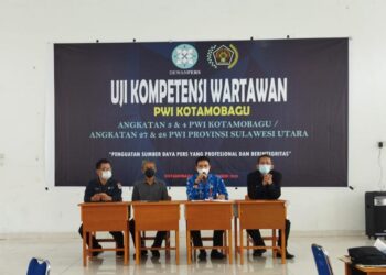 Wakili Wali Kota Kotamobagu, Sande Dodo Buka UKW PWI