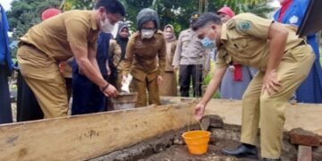 Bupati Yasti Letakkan Batu Pertama Pembangunan STIT di Bolmong