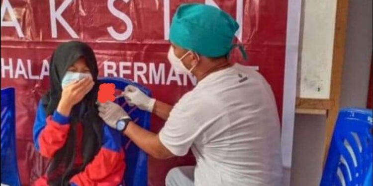 Dinkes Kotamobagu Terus Maksimalkan Vaksinasi Covid-19 Terhadap Pelajar