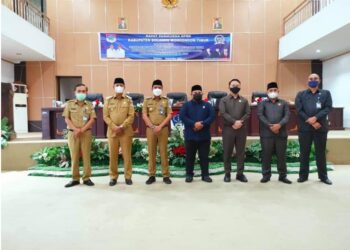 KUPA-PPAS Perubahan APBD Boltim Tahun 2021 Ditandatangani