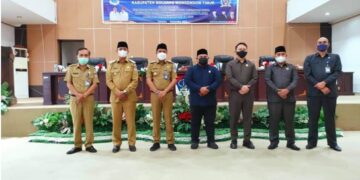 KUPA-PPAS Perubahan APBD Boltim Tahun 2021 Ditandatangani