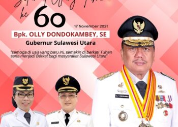 Yasti Ucapkan Doa di Harlah Gubernur Sulawesi Utara ke 60 Tahun